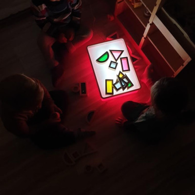 Leuchttischarbeit