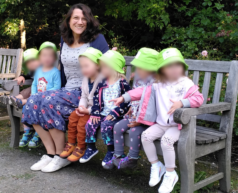 Tine mit ihren lütten Padden Tine mit ihren lütten Padden